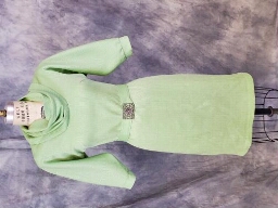 Green Knit Bodycon Dress