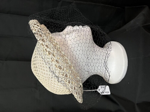 Lightweight Straw Hat with Netting
