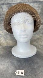 Taupe Lampshade Hat