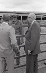 Ezra Taft Benson visiting agricultural department