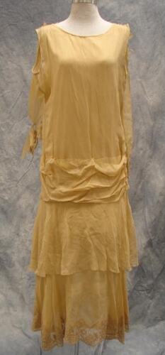 Sleeveless Yellow Party Dress