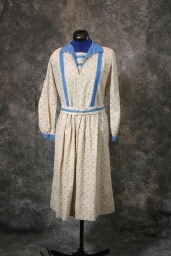 Cotton Blue Accented Dress