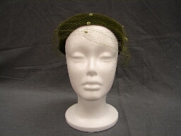 Olive Green Crownless Calot