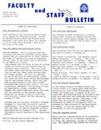 Faculty Bulletin, Volume 13, No. 5, October 6, 1975