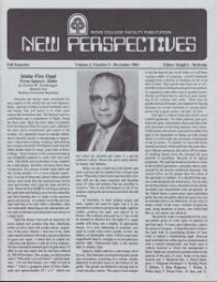 Ricks College New Perspectives 2, No. 5 - December, 1981