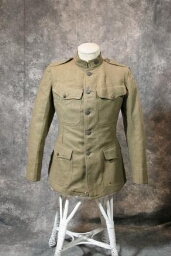 Wool Army Green WWI Uniform Coat