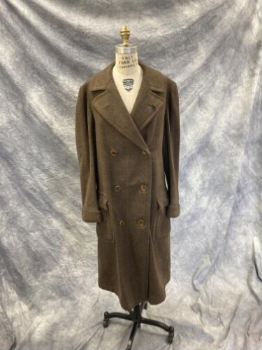 Brown Plaid Overcoat