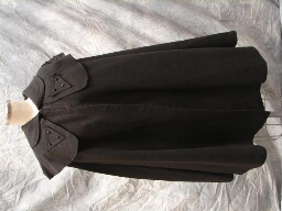 Brown Suede Leather Cape
